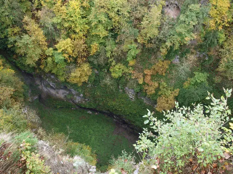 Przepaść Macocha widok