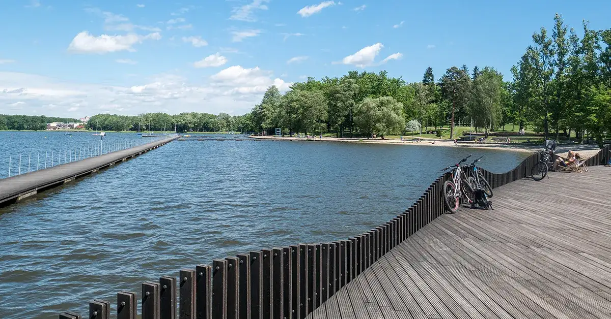 trasy rowerowe Zalew Rybnicki