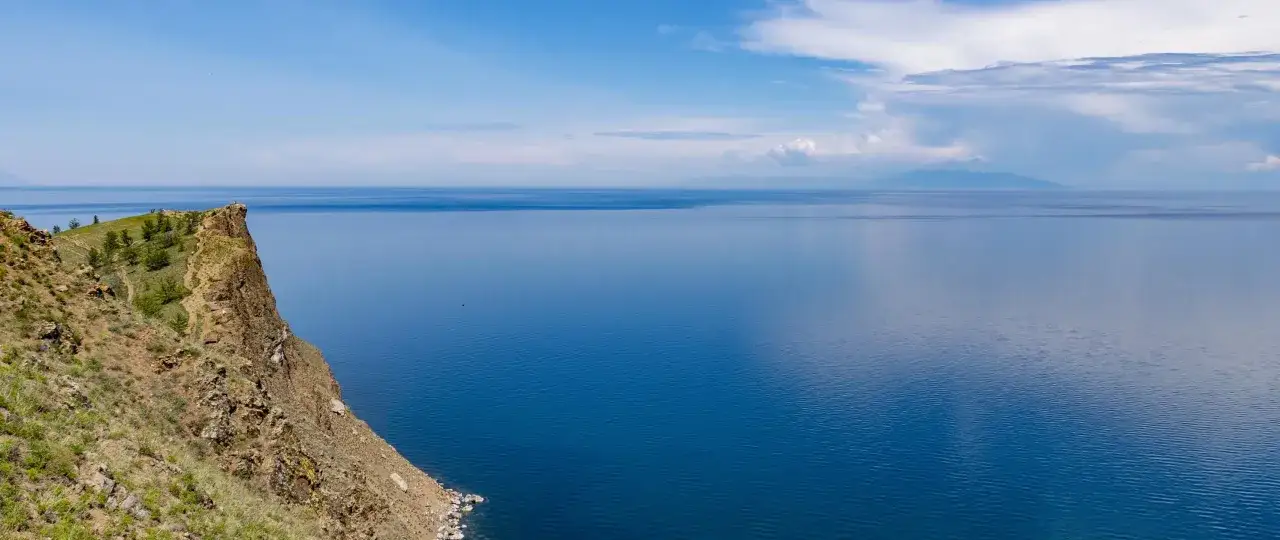 Jezioro Bajkał widok ogólny