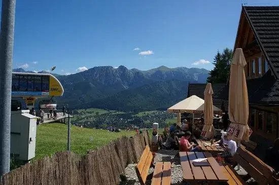 Restauracja Zakopane widok na Tatry Gubałówka