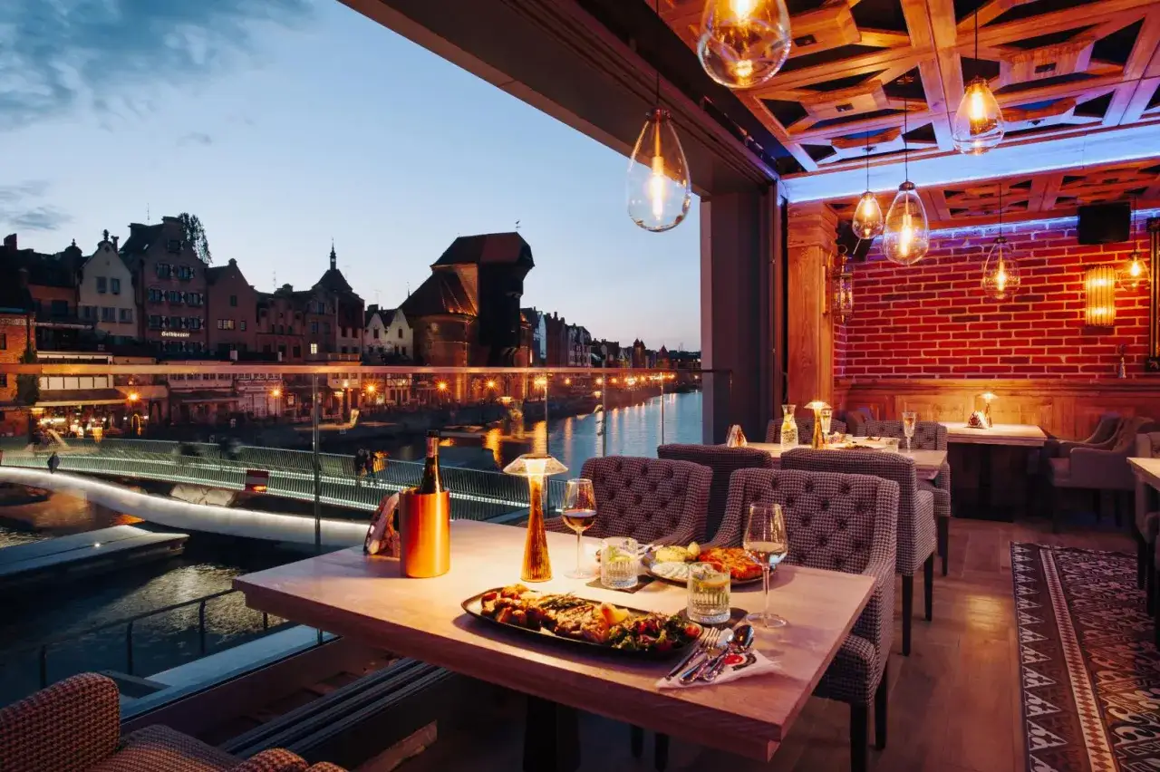 Gdańsk Główne Miasto restauracje nad Motławą