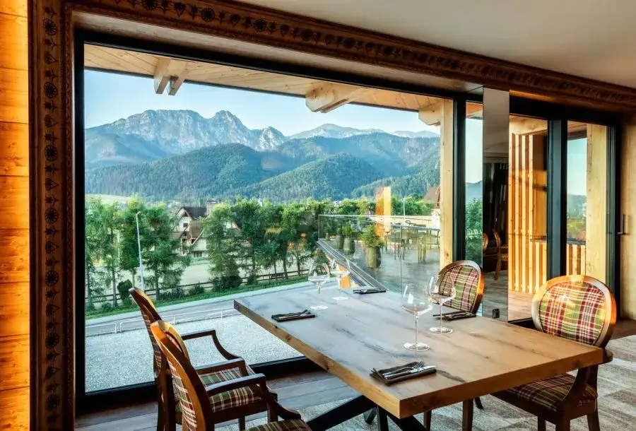 Restauracja z widokiem na Tatry Zakopane