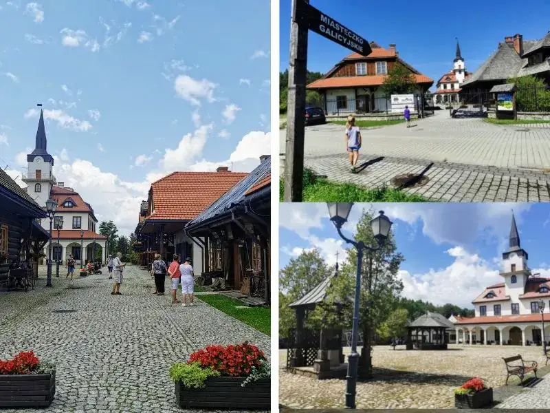 Miasteczko Galicyjskie rynek i warsztaty