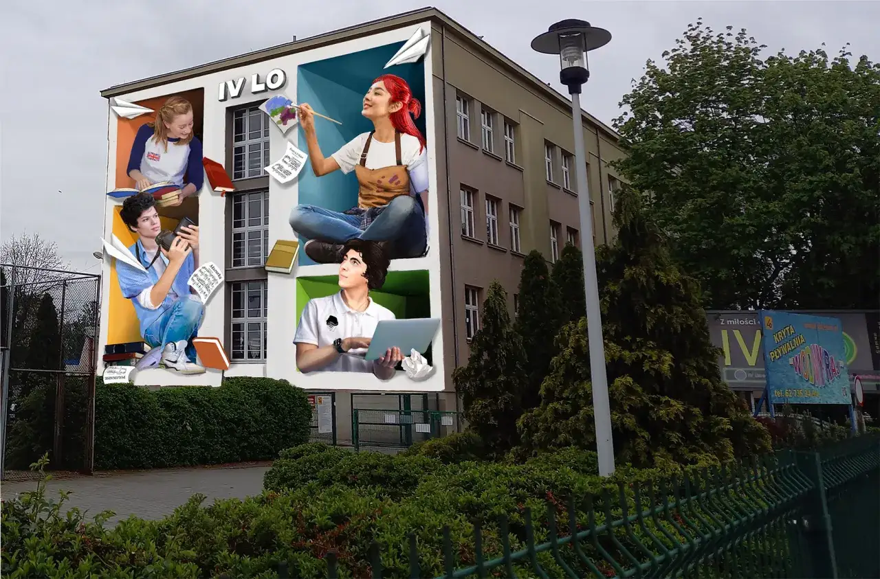 mural 3D Ostrów Wielkopolski