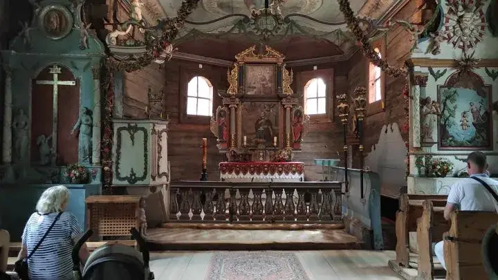 Skansen we Wdzydzach kościół ze Swornegaci