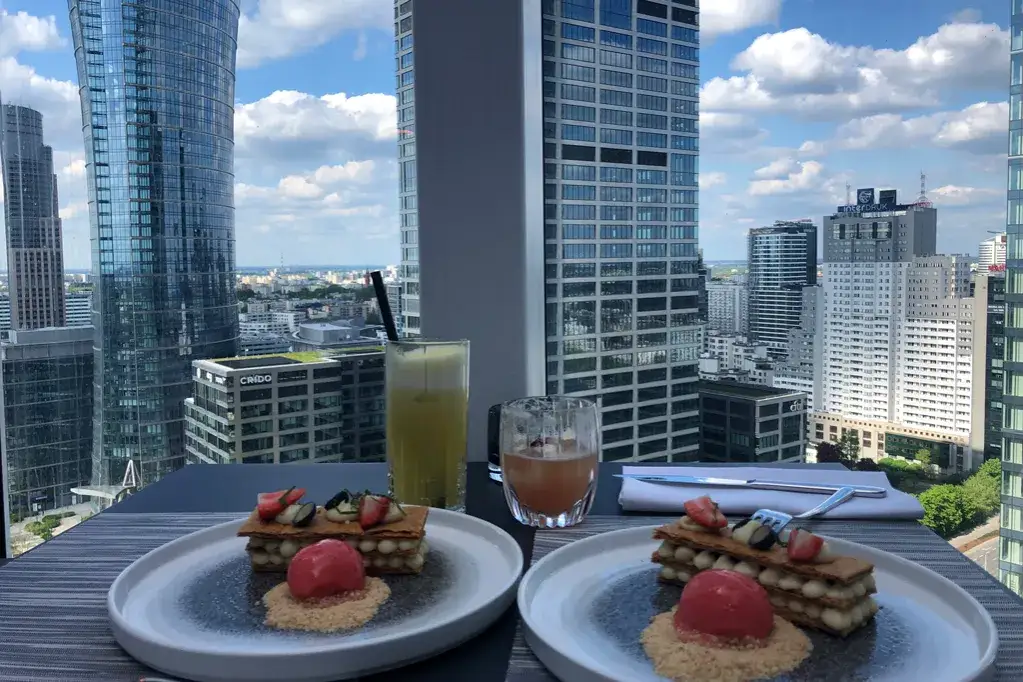 Romantyczna kolacja w Warszawie restauracja widok