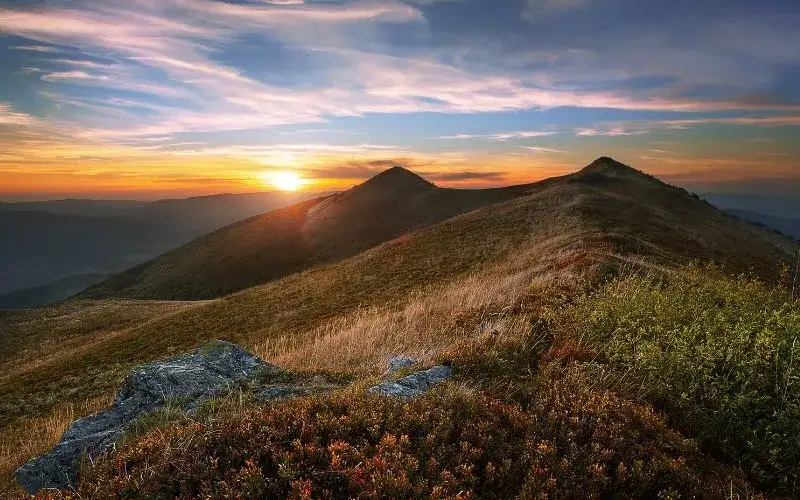 Bieszczady widoki z połonin