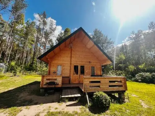 Różne typy domków nad jeziorem w Polsce: klasyczny drewniany, nowoczesny, z balią