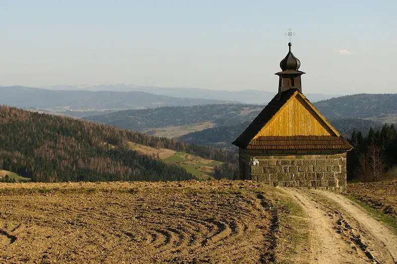 Koskowa Góra panorama Beskid Makowski