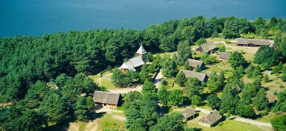 Kaszubski Park Etnograficzny we Wdzydzach Kiszewskich panorama